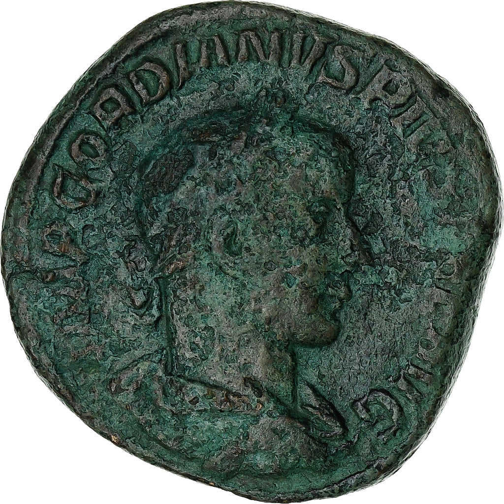 Gordiaans III, Sestertius, 241-244, Rome, Bronzen, FR+, RIC:328