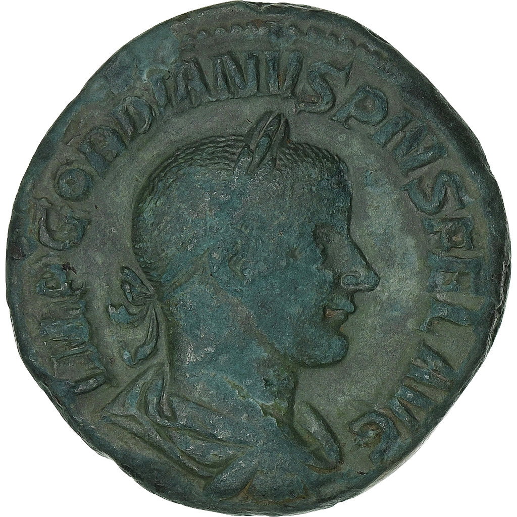 Gordien III, Sesterce, 244, Rome, Bronze, TTB, RIC:332