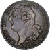 Francia, Louis XVI, Écu de 6 livres françois, 1793 / AN 5, Paris, Plata, BC+