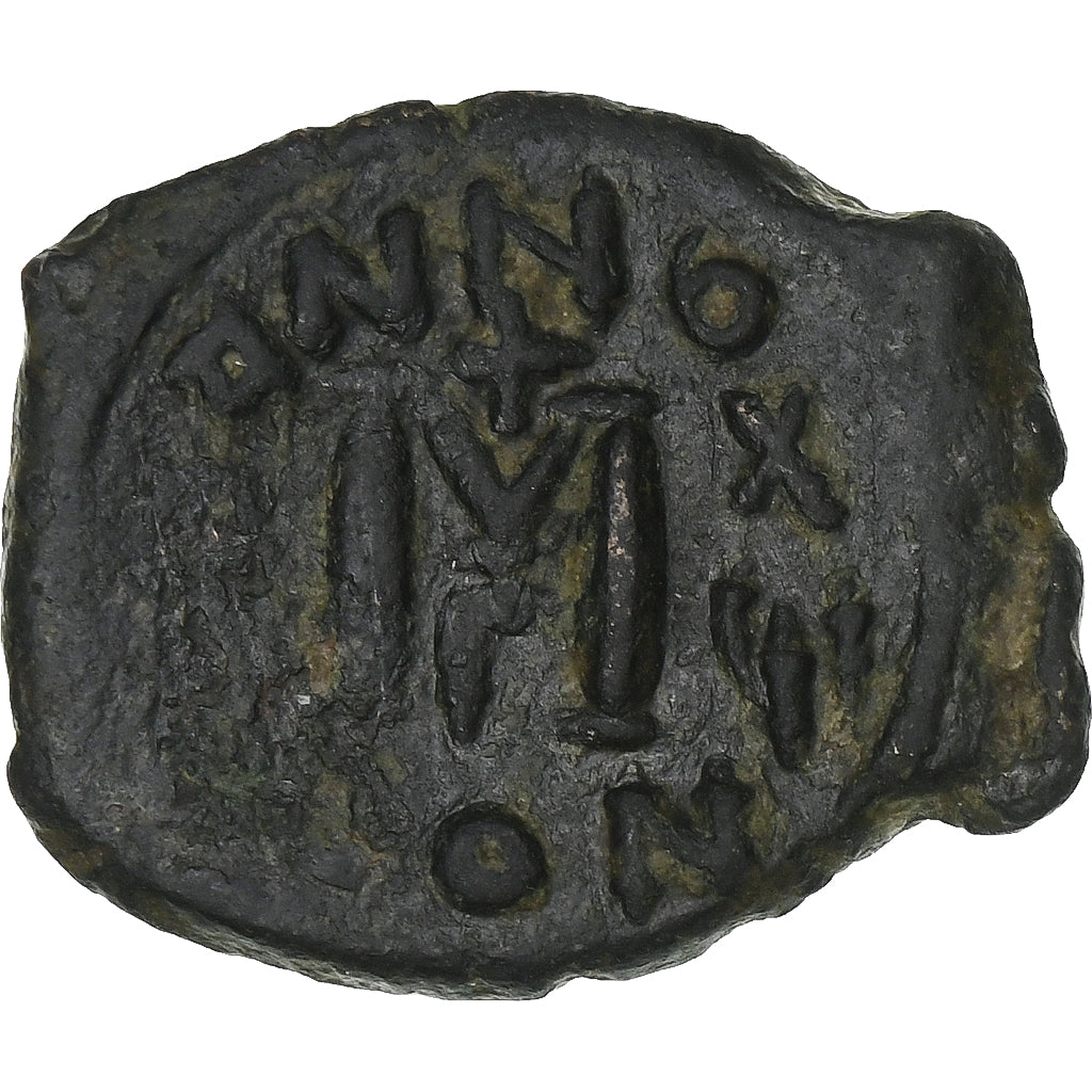 Heraclius, with Martina and Heraclius Constantine, Follis, 626-627