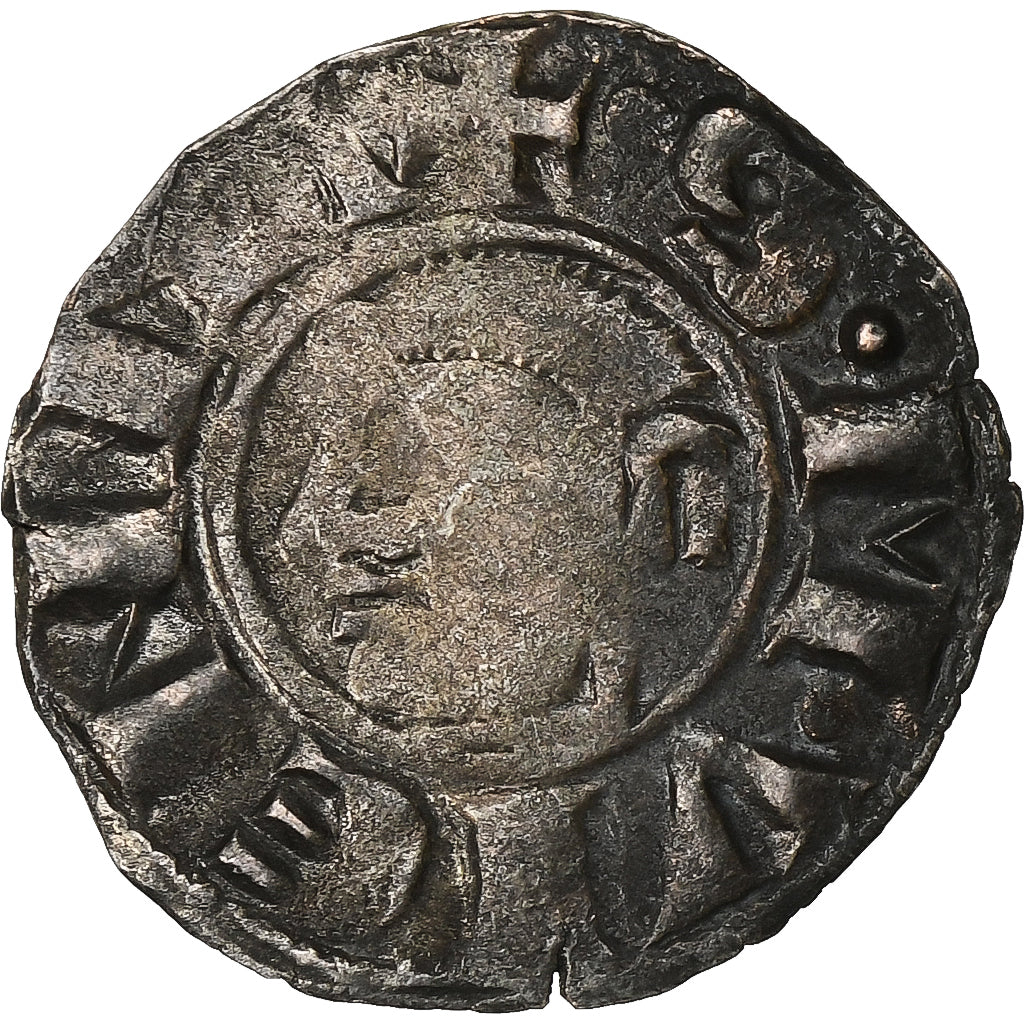 Archbishopric of Vienne, Denier, ca. 1200-1250, Vienne, Billon, S, Boudeau:1045