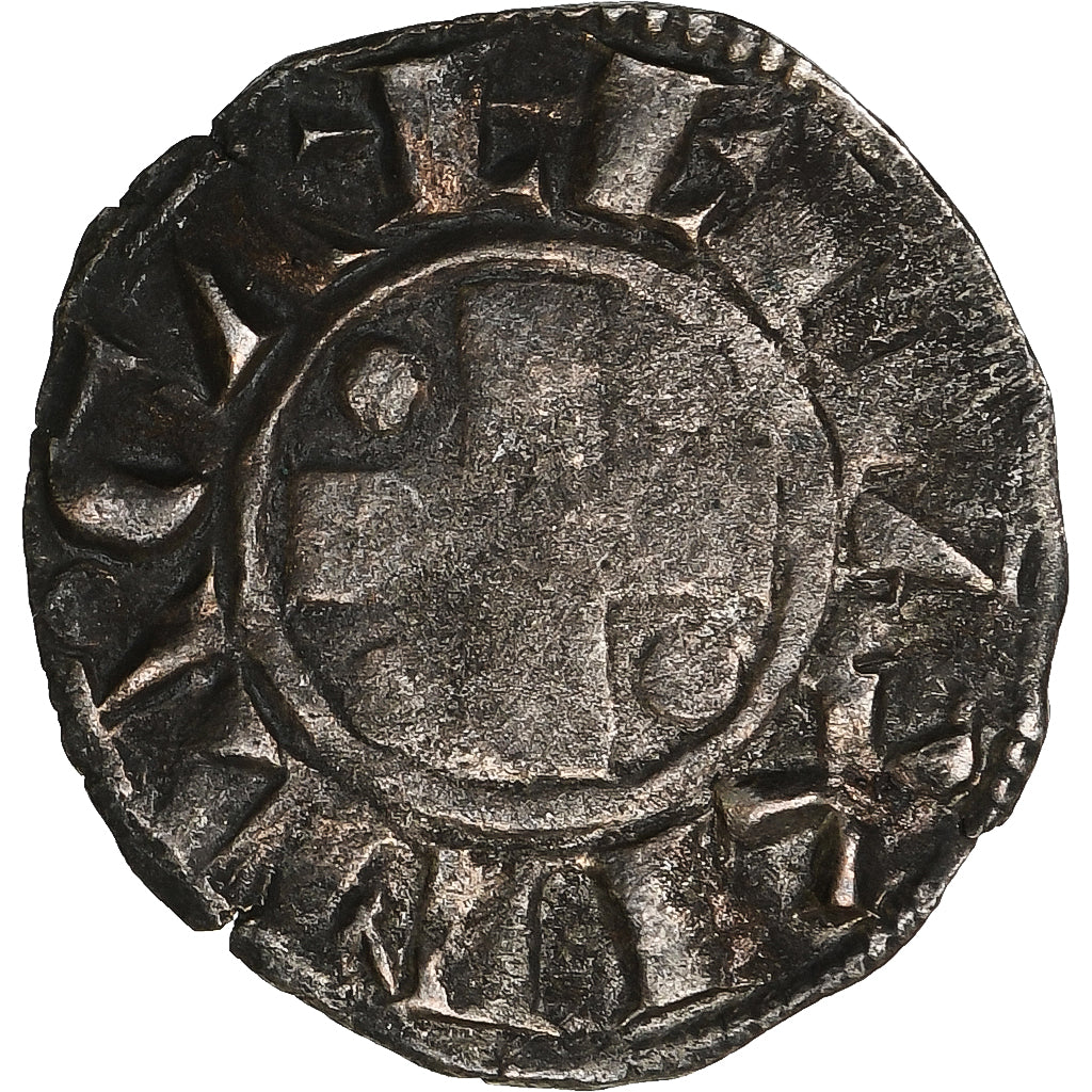 Archbishopric of Vienne, Denier, ca. 1200-1250, Vienne, Billon, S, Boudeau:1045