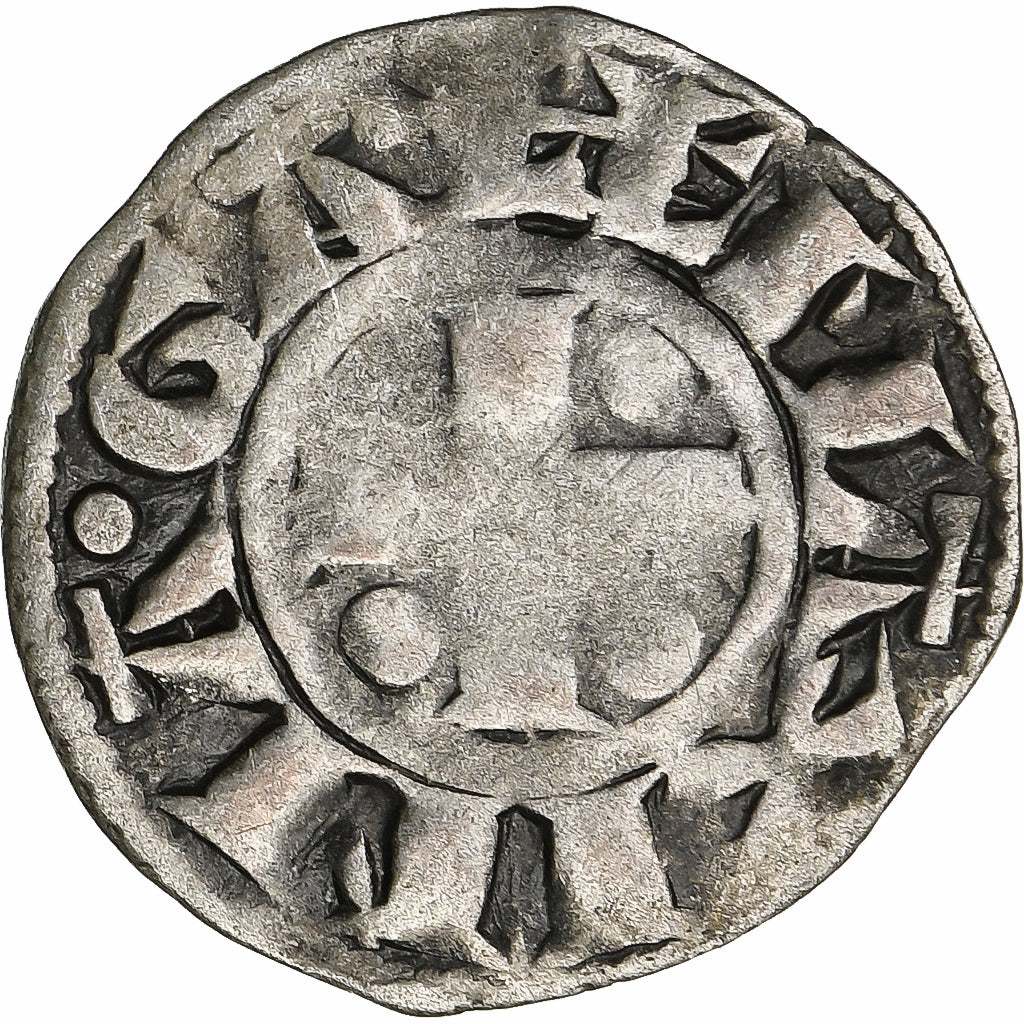 Archbishopric of Vienne, Denier, ca. 1200-1250, Vienne, Billon, S, Boudeau:1045
