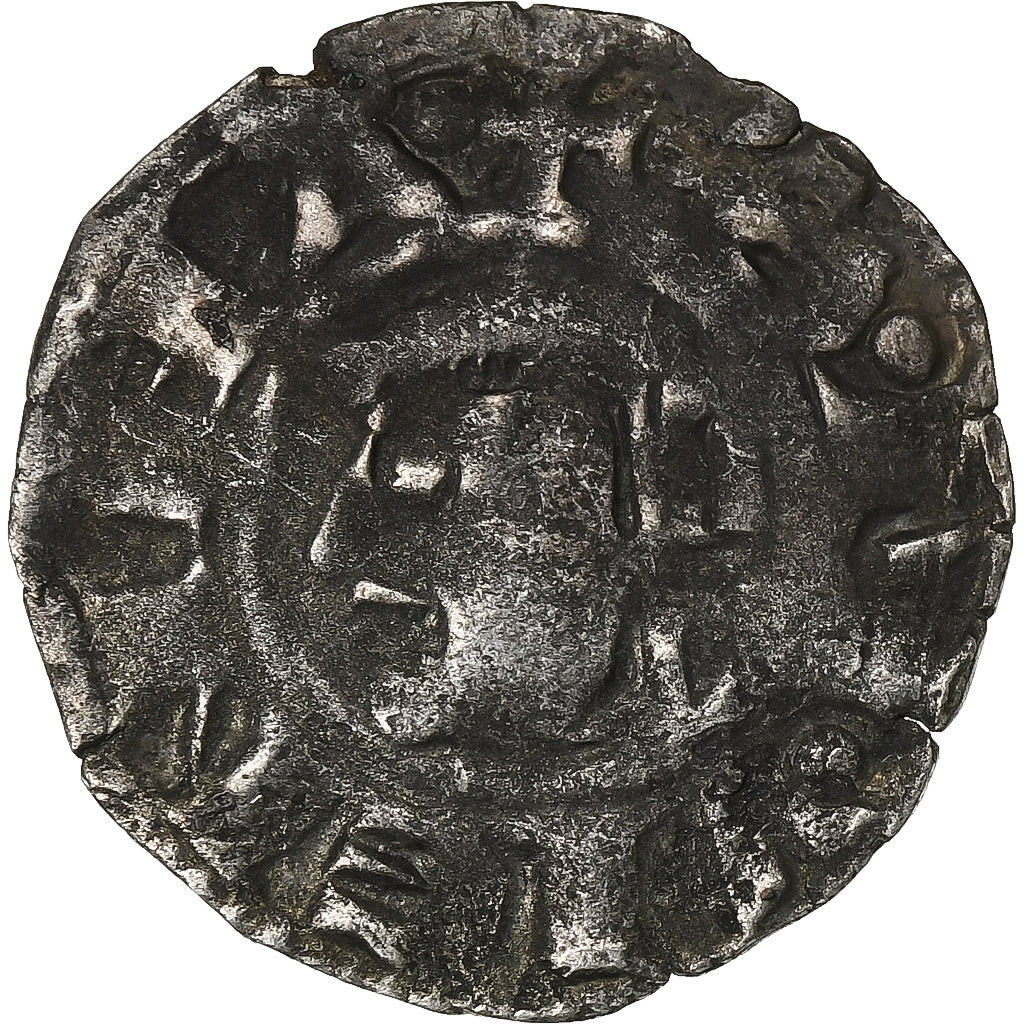 Archbishopric of Vienne, Denier, ca. 1200-1250, Vienne, Billon, S, Boudeau:1045