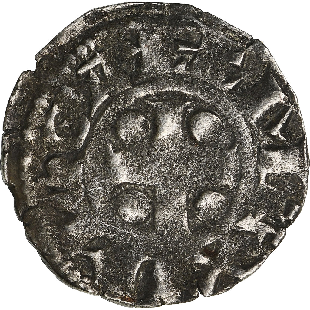 Archbishopric of Vienne, Denier, ca. 1200-1250, Vienne, Billon, S, Boudeau:1045