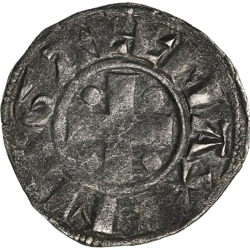 Archevêché de Vienne, Denier, ca. 1200-1250, Vienne, Billon, B+, Boudeau:1045