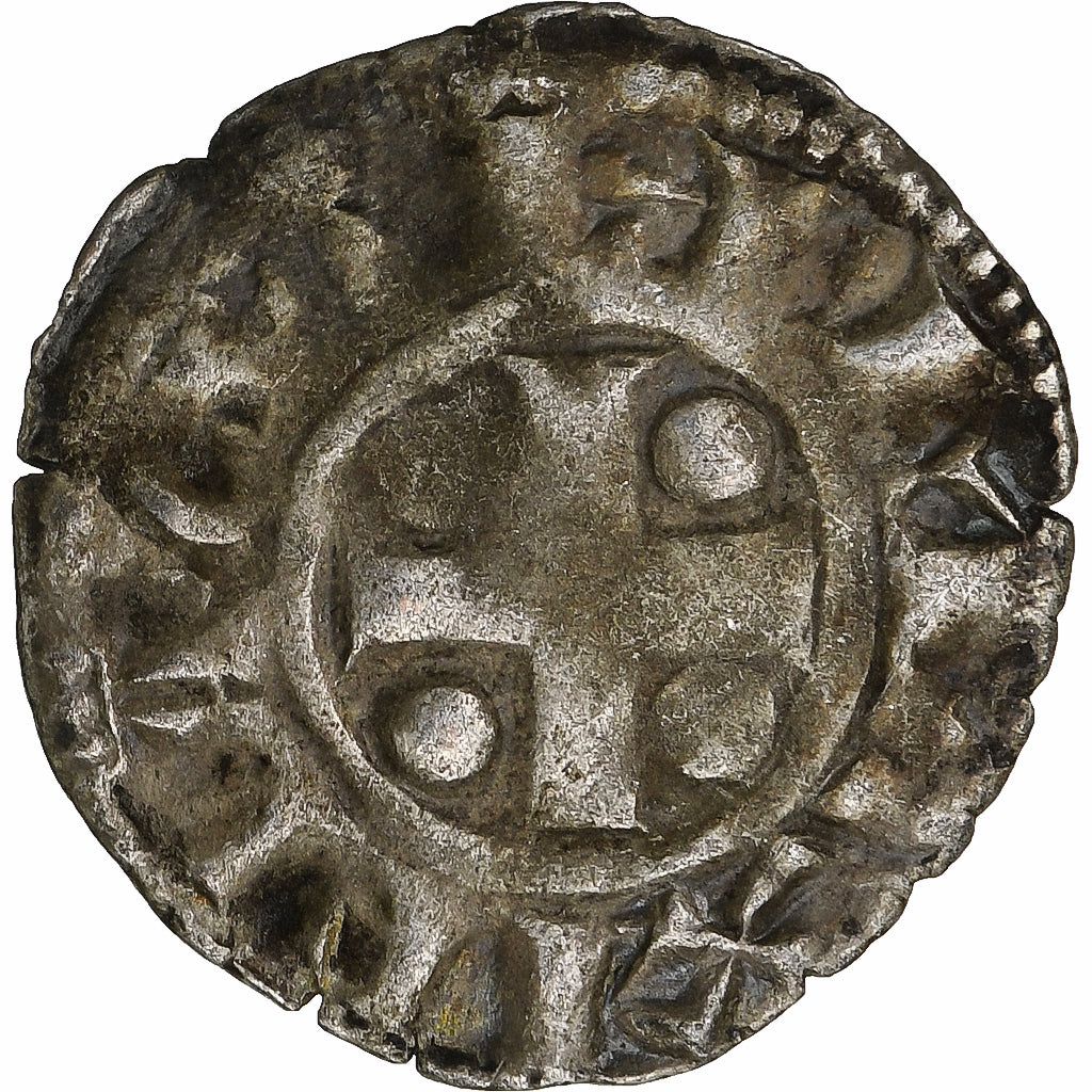 Archevêché de Vienne, Denier, ca. 1200-1250, Vienne, Billon, B+, Boudeau:1045