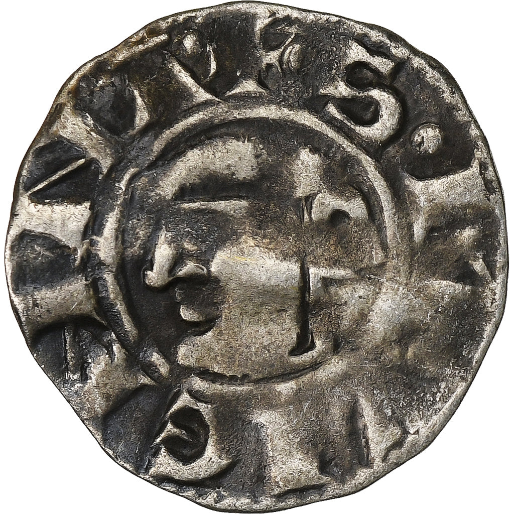 Archbishopric of Vienne, Denier, ca. 1200-1250, Vienne, Billon, VF(20-25)