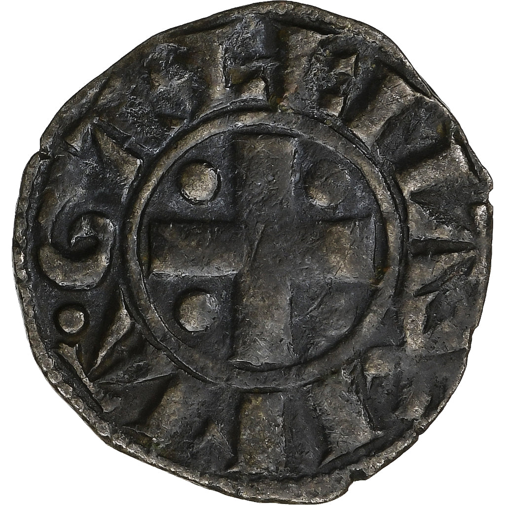 Archbishopric of Vienne, Denier, ca. 1200-1250, Vienne, Billon, VF(30-35)
