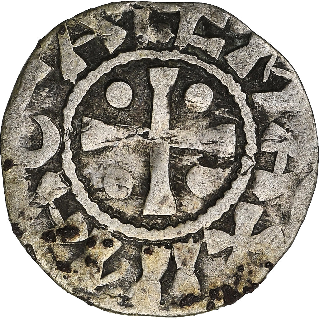Archbishopric of Vienne, Denier, ca. 1200-1250, Vienne, Billon, VF(30-35)