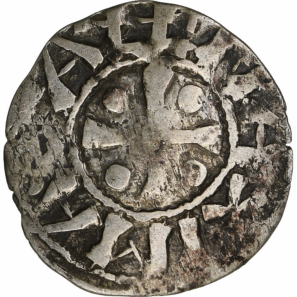 Archbishopric of Vienne, Denier, ca. 1200-1250, Vienne, Billon, VF(30-35)