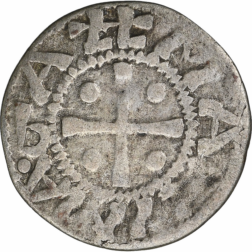 Archbishopric of Vienne, Denier, ca. 1200-1250, Vienne, Billon, VF(30-35)