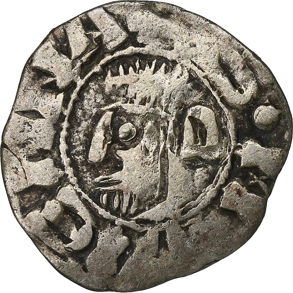Archbishopric of Vienne, Denier, ca. 1200-1250, Vienne, Billon, VF(30-35)