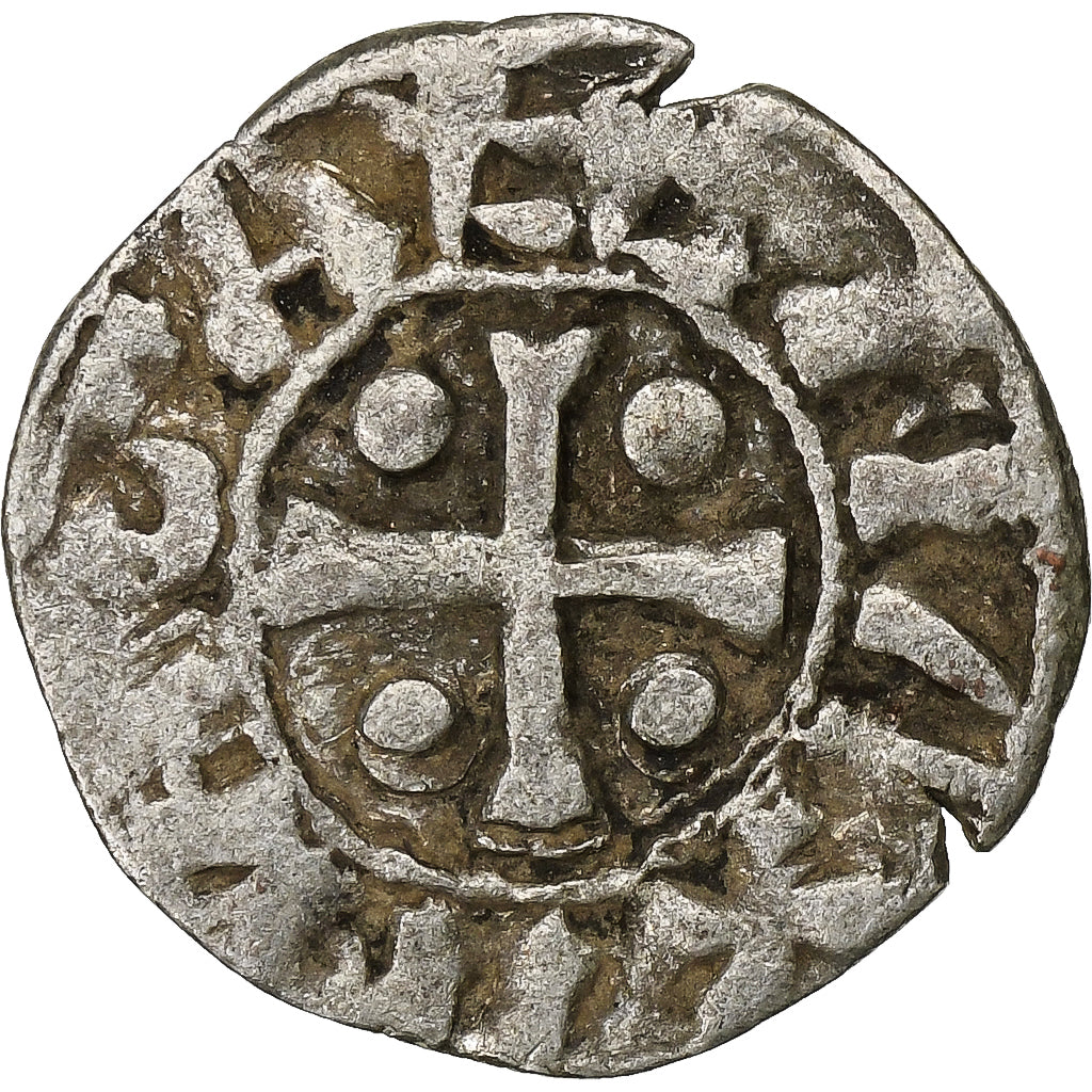 Archbishopric of Vienne, Denier, ca. 1200-1250, Vienne, Biglione, MB+