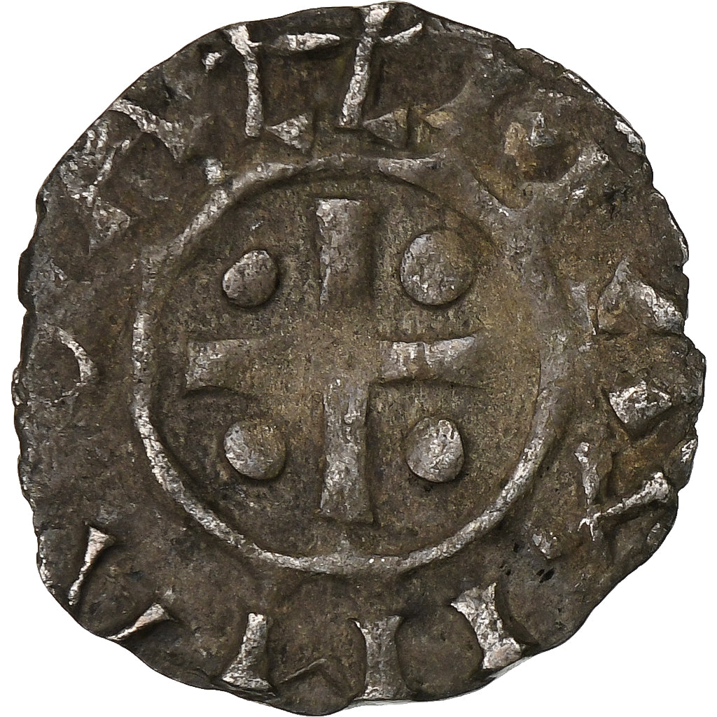 Archbishopric of Vienne, Denier, ca. 1200-1250, Vienne, Vellón, MBC+