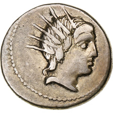 Lucretia, Denarius, 76 BC, Rome, Silver, EF(40-45), Crawford:390/1
