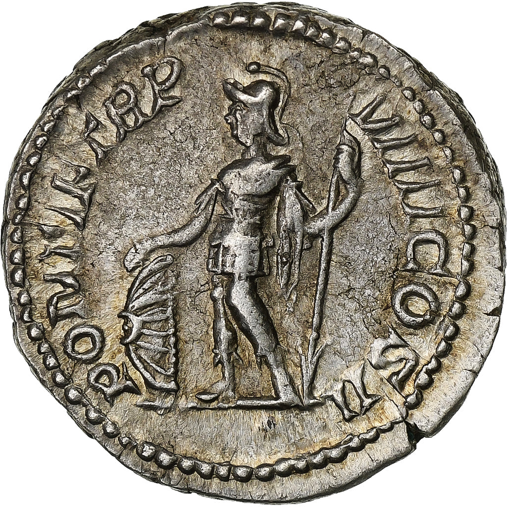 Caracalla, Denarius, 206, Rome, Silver, AU(55-58), RIC:83b