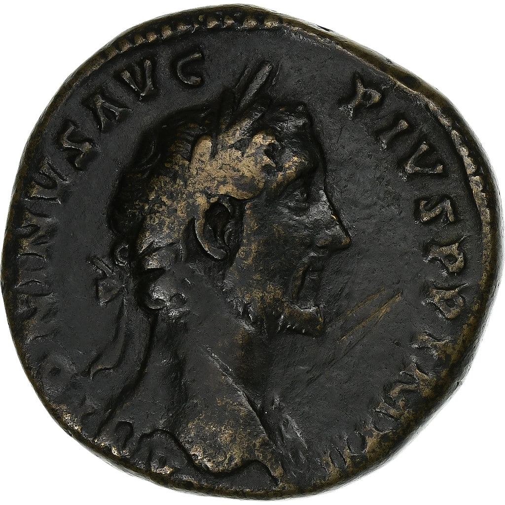 Antoninus Pius, Sestertius, 156-157, Rome, Bronze, VF(30-35), RIC:964a