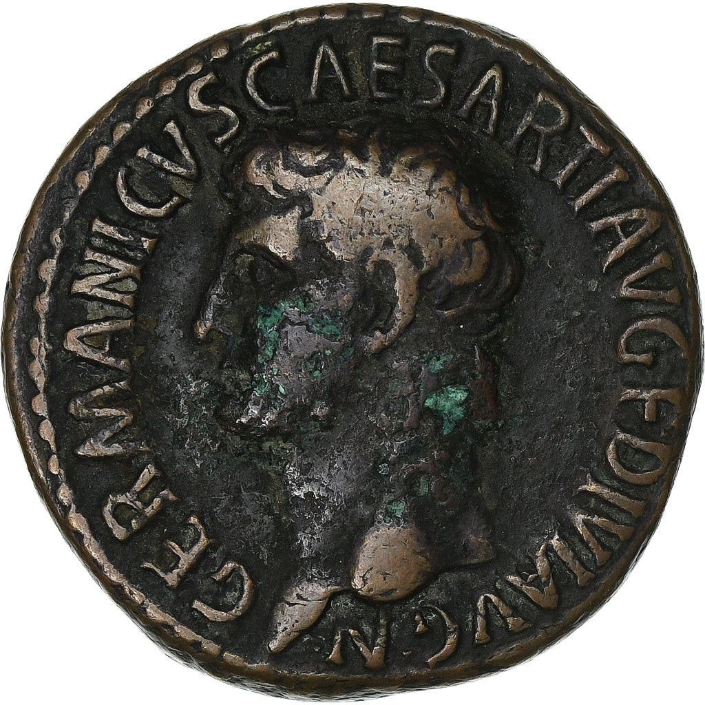 Germanicus, As, 39-40, Rome, Bronze, EF(40-45), RIC:43