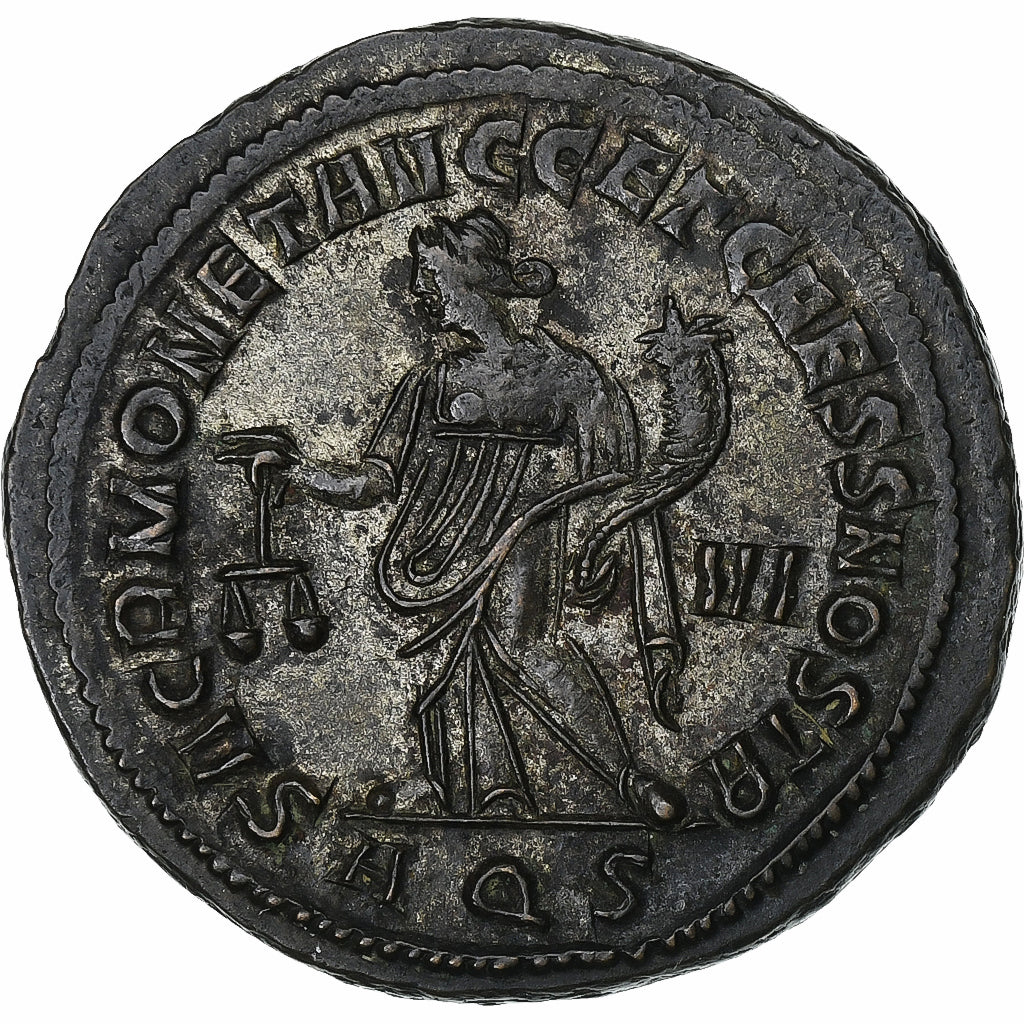 Maximianus, Follis, 302-303, Aquileia, Bronze, MS(60-62), RIC:35b