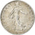 Frankreich, 50 Centimes, Semeuse, 1918, Paris, Silber, VZ, Gadoury:420, KM:854