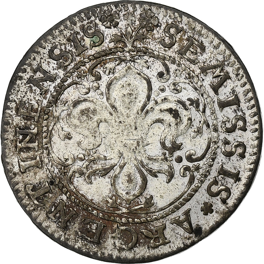 France, Semissis, 1620-1696, Strasbourg, Billon, VF(30-35), KM:212