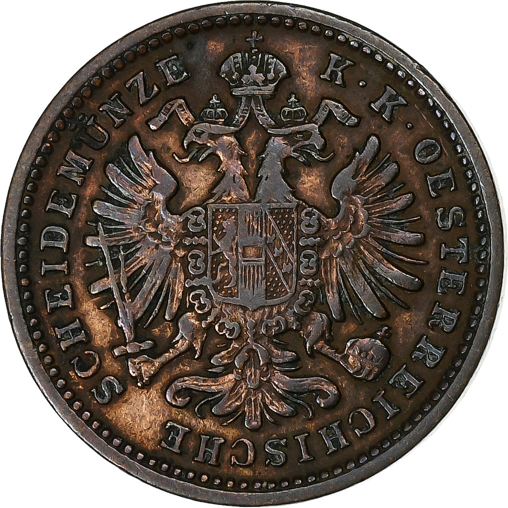Austria, Franz Joseph I, Kreuzer, 1885, Vienna, Copper, EF(40-45), KM:2187