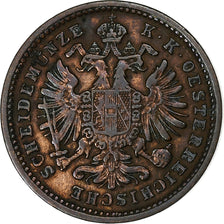 Austria, Franz Joseph I, Kreuzer, 1885, Vienna, Copper, EF(40-45), KM:2187