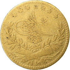 Ottoman Empire, Abdul Mejid, 25 Kurus, AH 1255, Istanbul, Gold, VF(30-35)