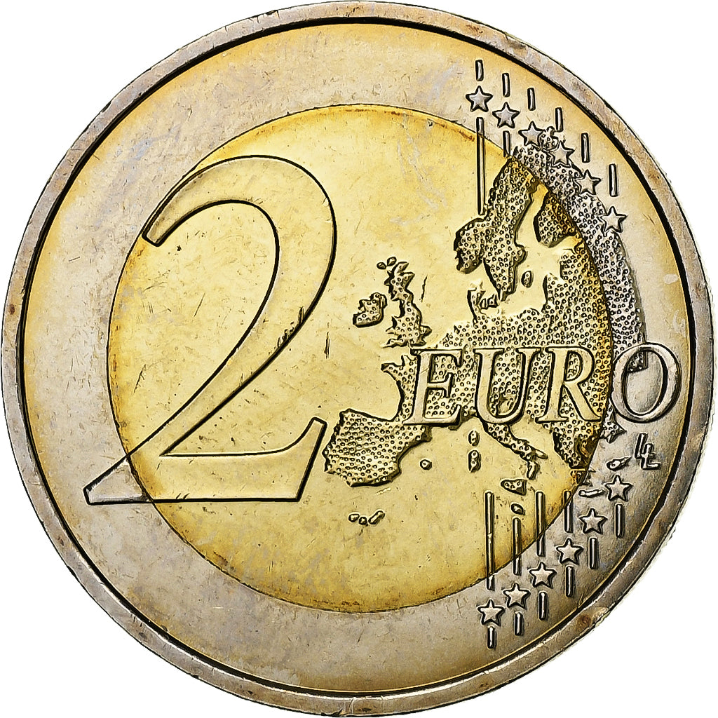 França, 2 Euro, la paix en Europe, 2015, MDP, Bimetálico, MS(63)