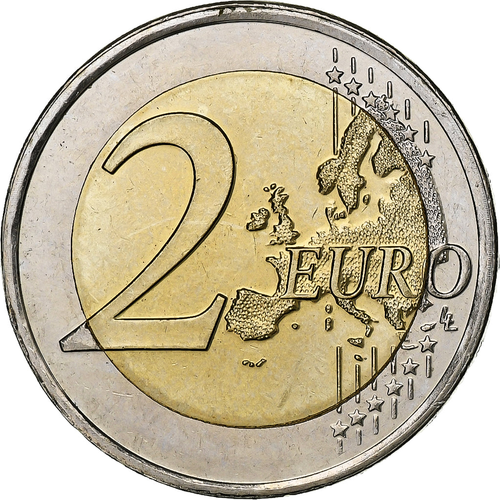 Luxemburg, Henri, 2 Euro, 2010, Utrecht, Bi-Metallic, VZ, KM:93
