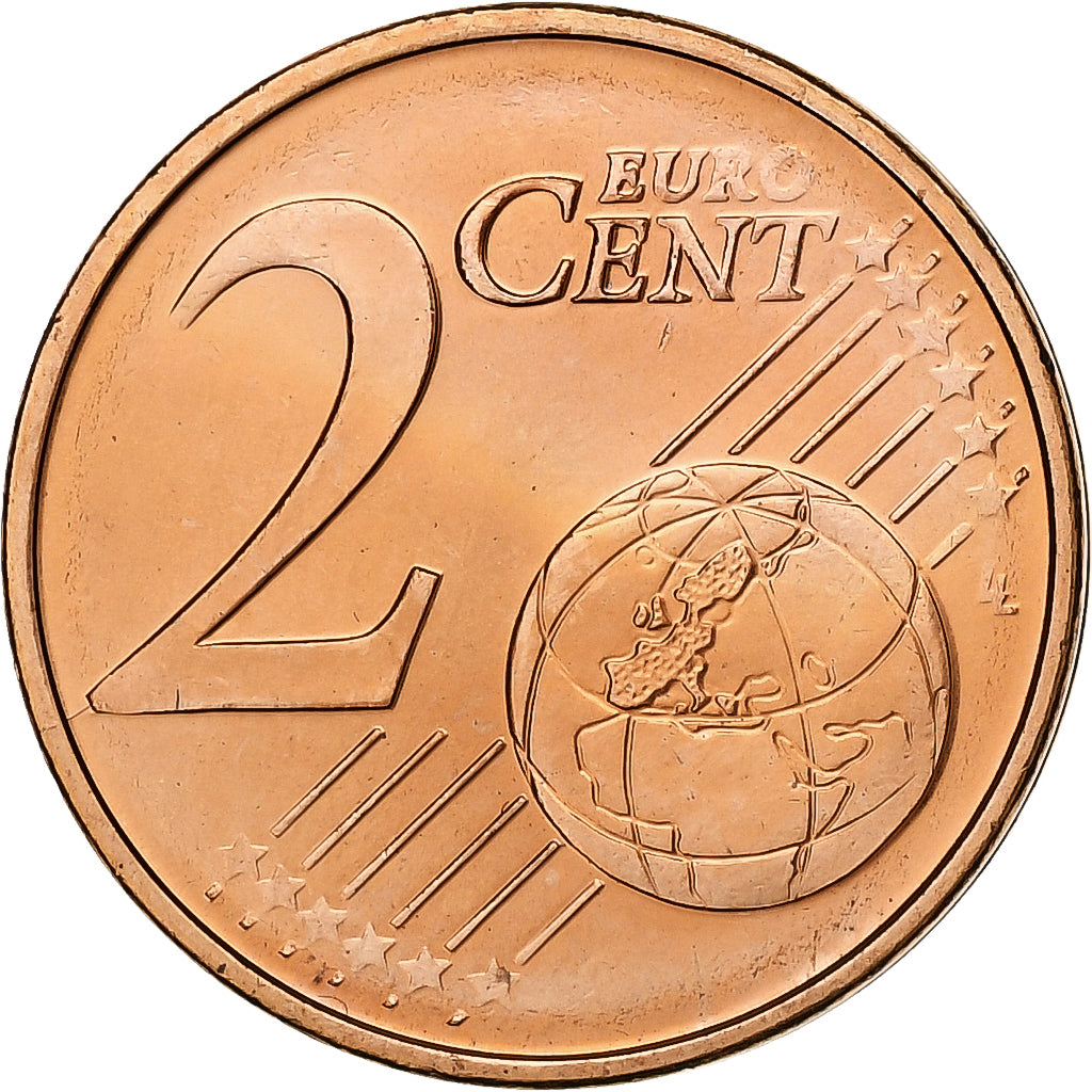 Grécia, 2 Euro Cent, 2005, Athens, Aço Cromado a Cobre, MS(63), KM:182