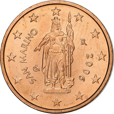 San Marino, 2 Euro Cent, 2006, Rome, Copper Plated Steel, MS(63), KM:441