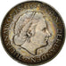Países Baixos, Juliana, Gulden, 1957, Utrecht, Prata, AU(50-53), KM:184