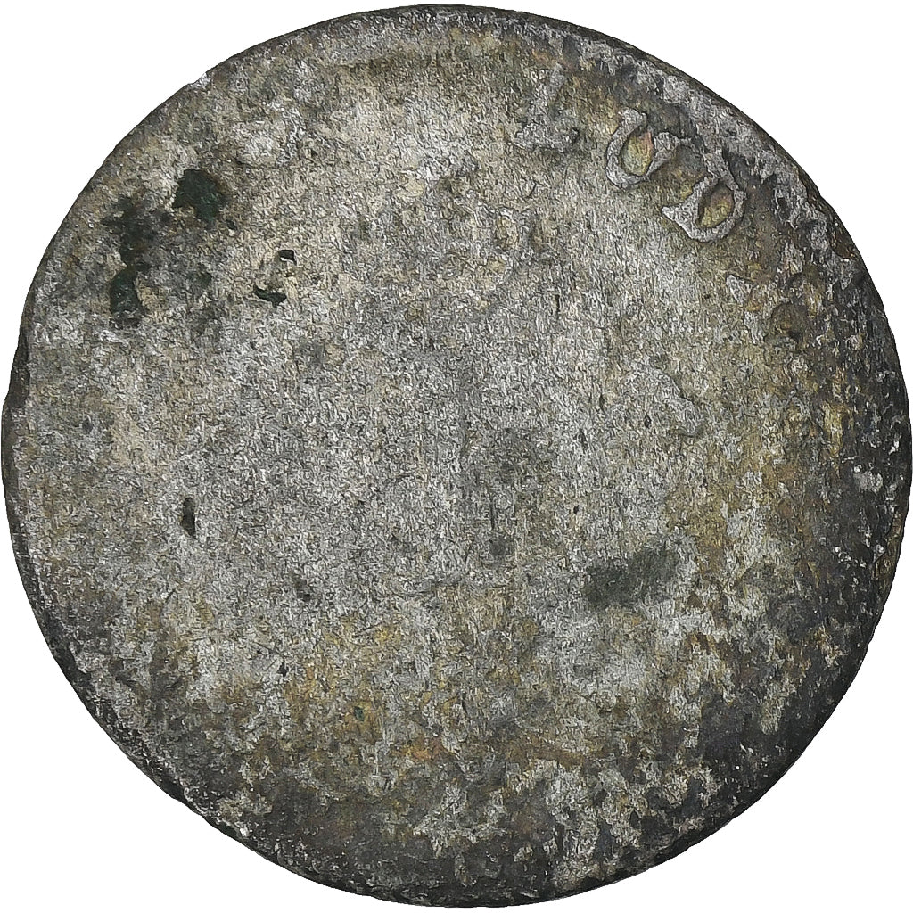 França, Louis XV, Double Sol, 1752, Paris, Lingote, F(12-15), Gadoury:281