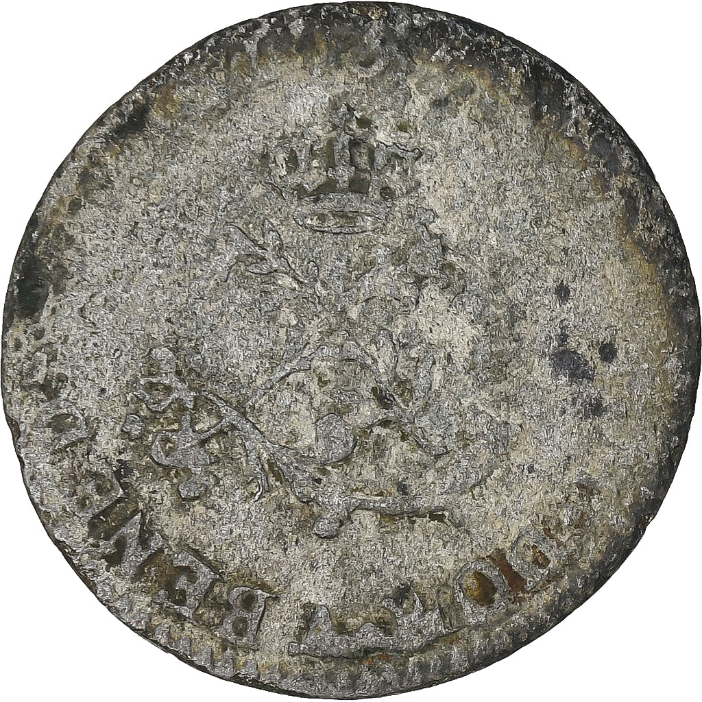 França, Louis XV, Double Sol, 1752, Paris, Lingote, F(12-15), Gadoury:281