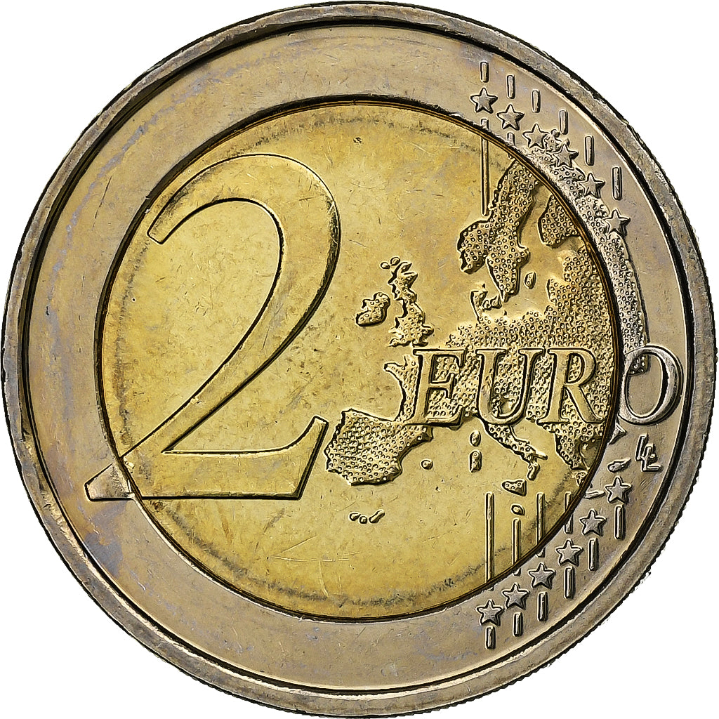 Belgia, 2 Euro, Louis Braille, 2009, Brussels, Bimetaliczny, AU(55-58), KM:288