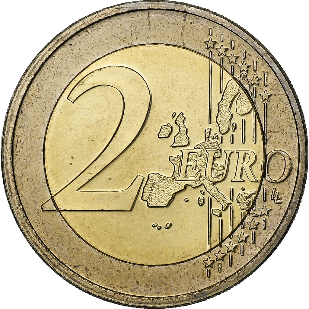 Luxemburgo, 2 Euro, Henri I Monogramme, 2004, Utrecht, Bimetálico, MS(60-62)