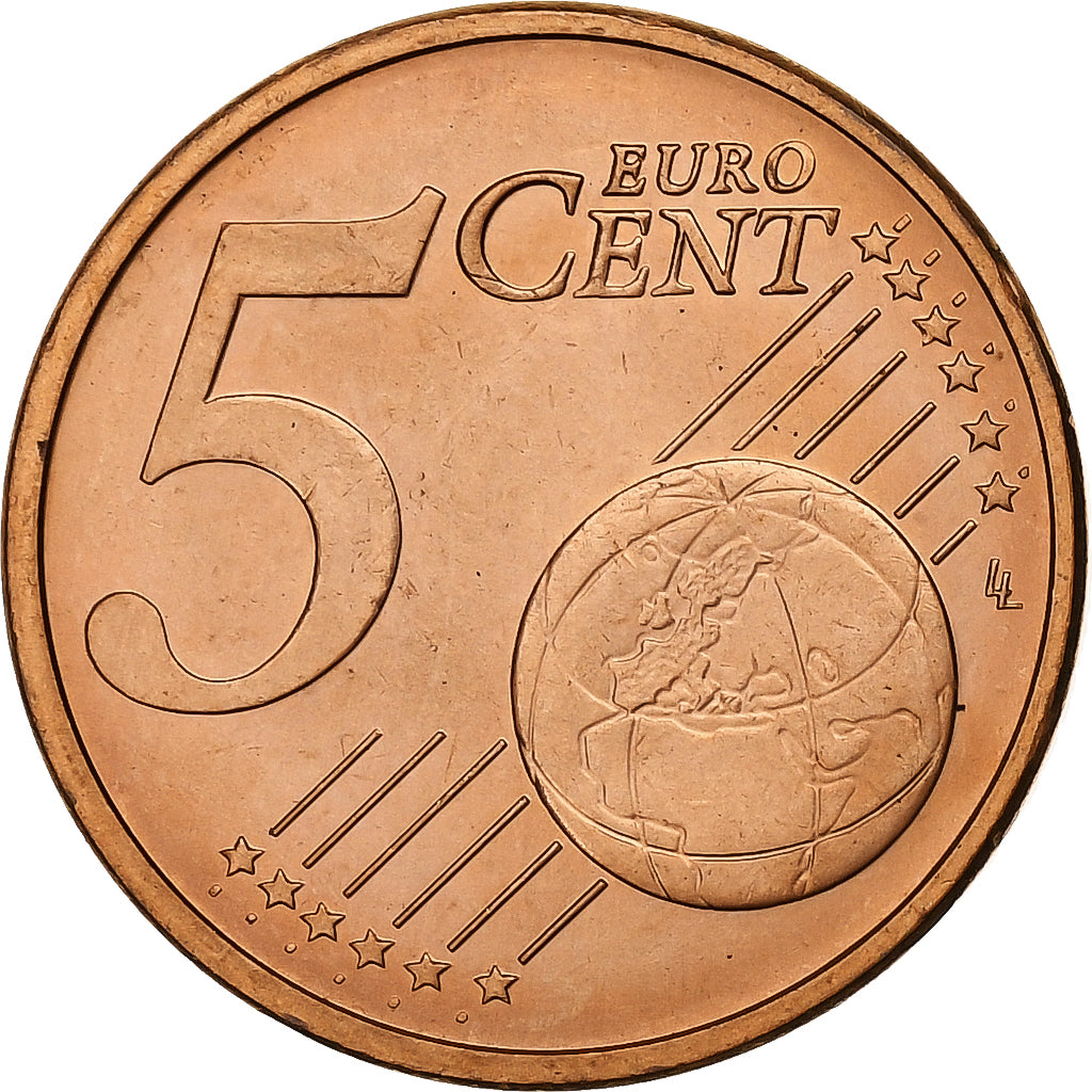 Eslováquia, 5 Euro Cent, 2008, Aço Cromado a Cobre, MS(63), KM:3084