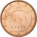 Estland, 5 Euro Cent, 2011, Vantaa, Copper Plated Steel, PR+, KM:63