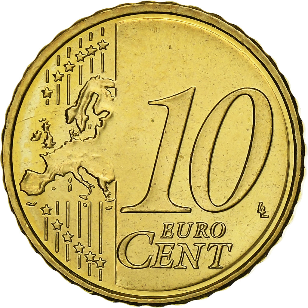 Estónia, 10 Euro Cent, 2011, Vantaa, Nordic gold, MS(60-62), KM:64