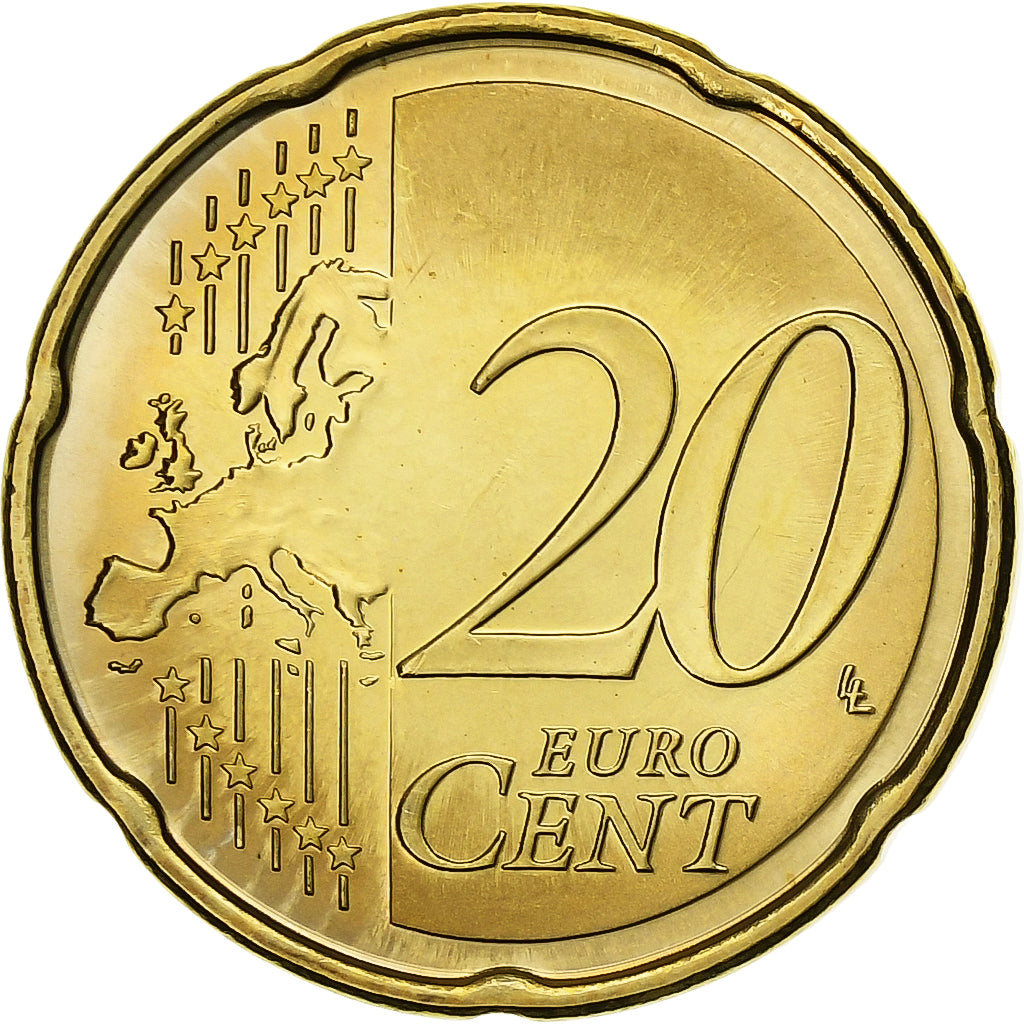 Estonie, 20 Euro Cent, 2011, Vantaa, Or nordique, SUP+, KM:65