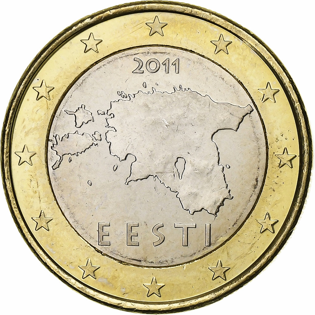 Estónia, Euro, 2011, Vantaa, Bimetálico, MS(60-62), KM:67