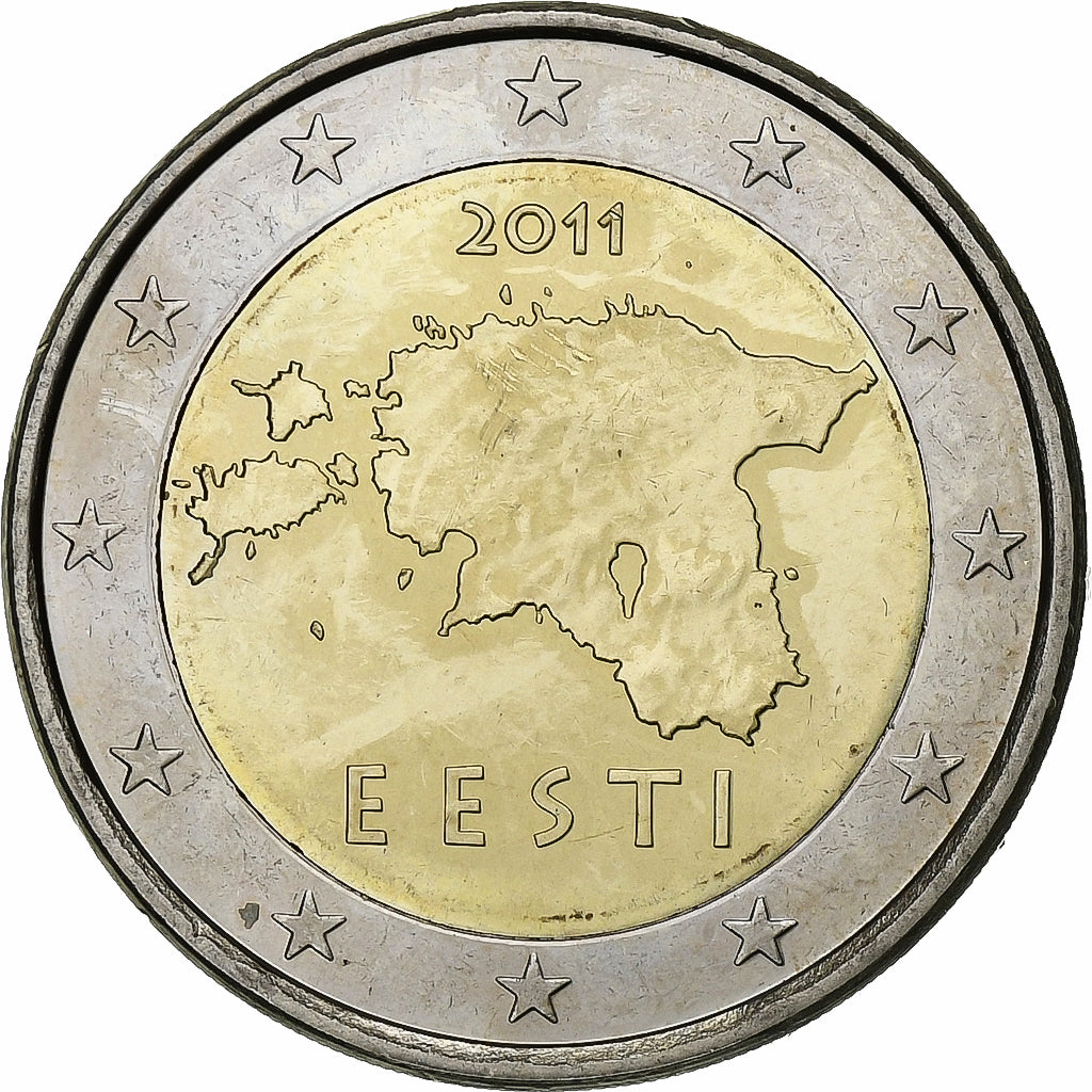 Estonie, 2 Euro, 2011, Vantaa, Bimétallique, SUP+, KM:68