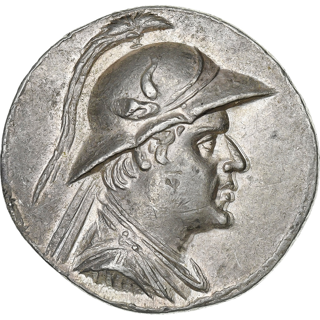 Baktrian Kingdom, Eukratides I, Tetradrachm, ca. 170-145 BC, Silver, AU(50-53)