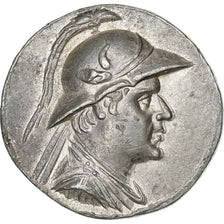 Baktrian Kingdom, Eukratides I, Tetradrachm, ca. 170-145 BC, Silver, AU(50-53)