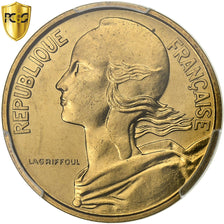 France, 10 Centimes, Marianne, 1971, Paris, Aluminum-Bronze, PCGS, MS66