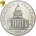 Francia, 100 Francs, Panthéon, 1982, Paris, Argento, PCGS, MS68, Gadoury:898