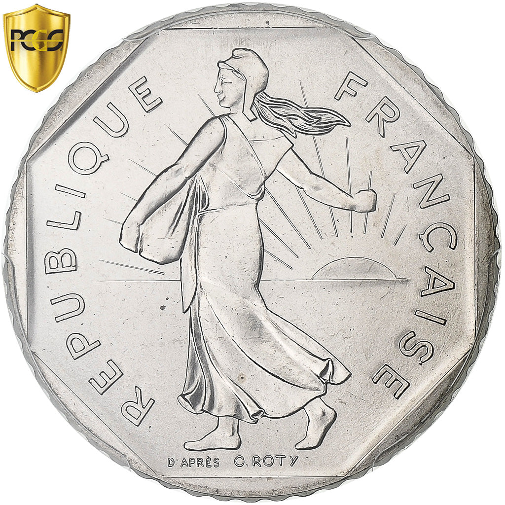 Frankreich, 2 Francs, Semeuse, 1983, Paris, Nickel, PCGS, MS69, Gadoury:547