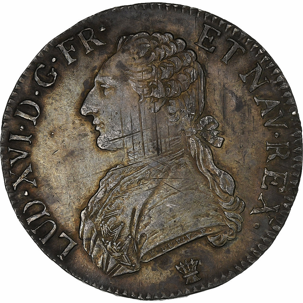 Francia, Louis XVI, Ecu aux branches d'olivier, 1788, Limoges, Argento, BB